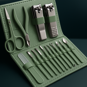 Kit Premium 16 peças – Cortadores e Acessórios de Unhas